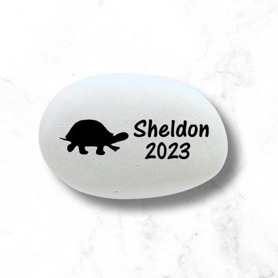 Turtle Memorial Stone- Personalized Pet Keepsake- Pet Loss Gift - Custom Turtle Sympathy Gift - Turtle Condolence Gift - Turtle Loss Gift - MemorialGiftsandmore - Memorial Stones - Pets