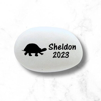 Turtle Memorial Stone- Personalized Pet Keepsake- Pet Loss Gift - Custom Turtle Sympathy Gift - Turtle Condolence Gift - Turtle Loss Gift - MemorialGiftsandmore - Memorial Stones - Pets