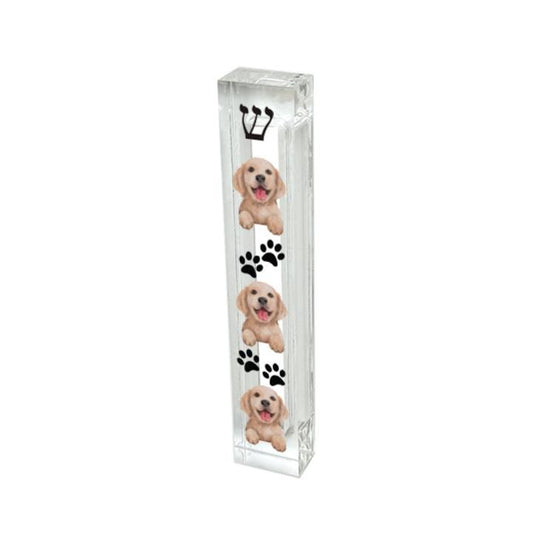 Personalized Mezuzah with your Pets' Photo - Acrylic Mezuzah - Custom Mezuzah - Personalized Judaica Gift -Pet Image Mezuzah - Dog Mezuzah