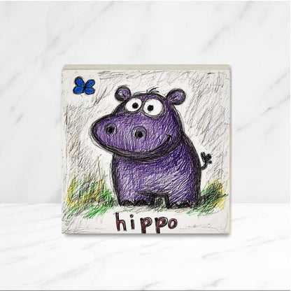 Your Child's artwork printed on wood canvas panel, kids' artwork, Custom Wood Print, Your art on wood, Gift from grandchildren