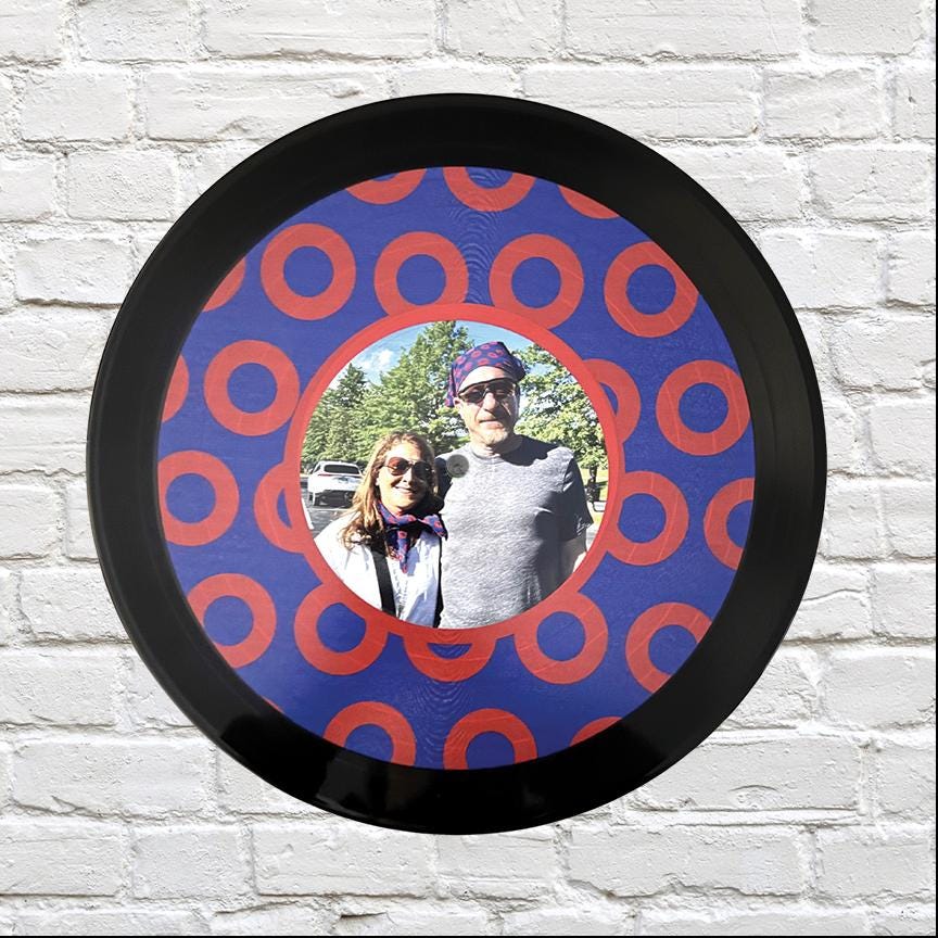 Phish Theme Donuts Record with your photo, 12