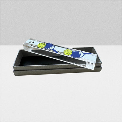 Mezuzah - Pickleball Mezuzah - Acrylic Mezuzah - Personalized Judaica Gift - Pickleball Player Gift - New Home Gift - Custom Mezuzah