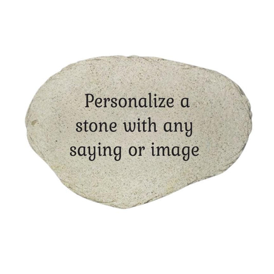 Personalized stone - Custom Stone. Choice of Stone with your own message, saying or quote printed on it. Memorial Gift - Memorial Stone - MemorialGiftsandmore - Miscellaneous Stones