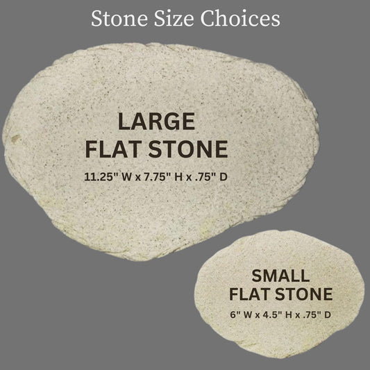 Personalized Memorial Stone - Planted in Memory of - Tree Marker Plaque - Sympathy Bereavement Gift - Condolence Gift - Custom Memorial Gift - MemorialGiftsandmore - Memorial Stones - People