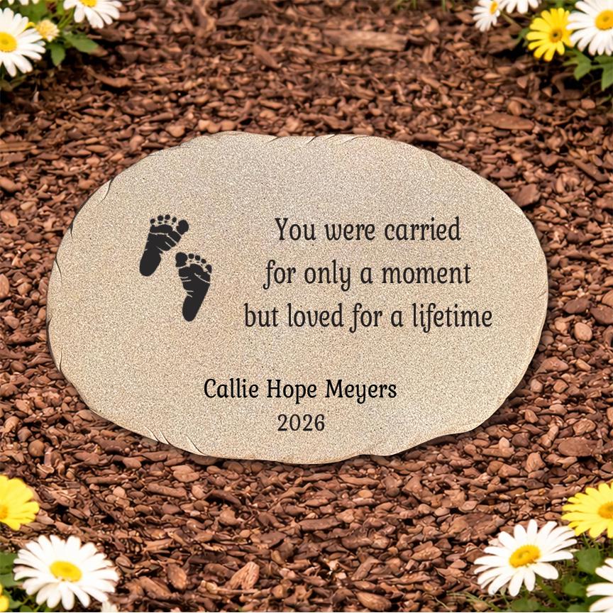 Memorial Stone - Infant Memorial Stone - Loss of baby - Baby Sympathy Gift - Infant Sympathy - Baby Memorial Stone - Miscarriage Gift - GiftsakeCo - Memorial Stones - People