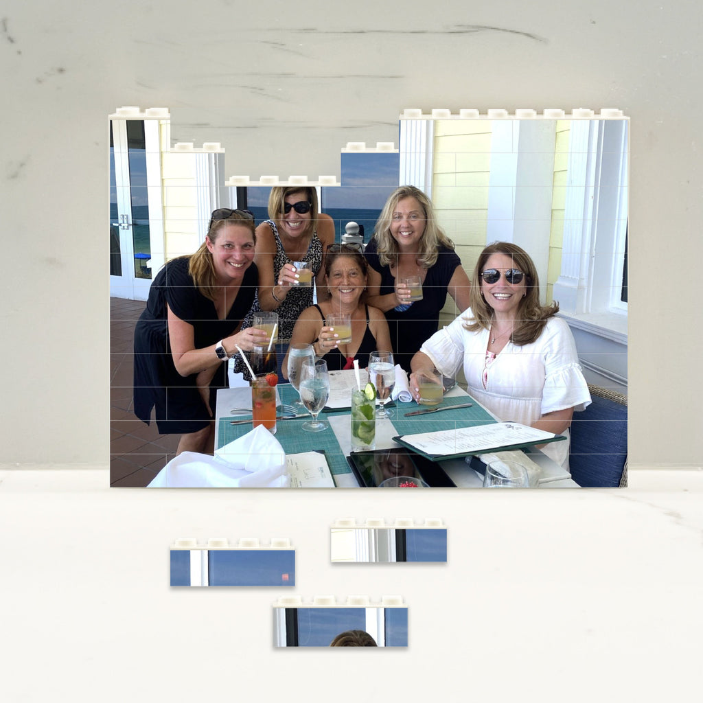 Custom Photo Puzzle - Personalized Building Block Gift With Durable Interlocking Bricks