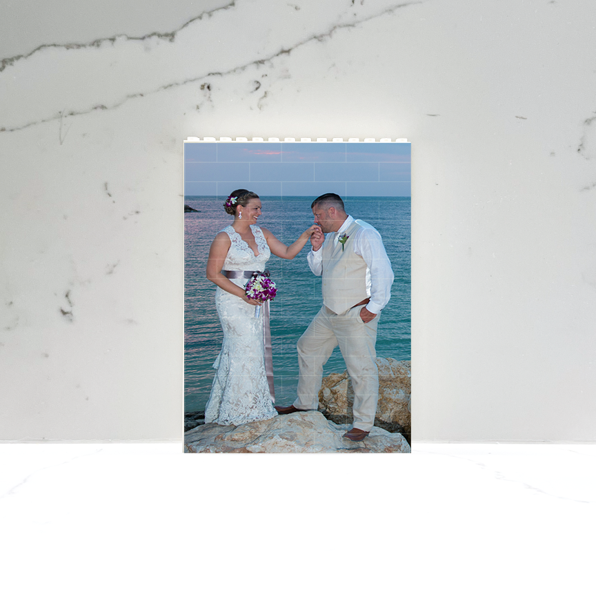 Photo Block Puzzle - Custom Brick Puzzle With Interlocking Building Blocks