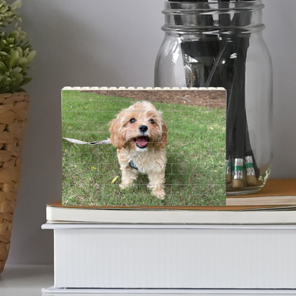 Photo Block Puzzle - Medium Horizontal Custom Photo Gift With Vibrant Printed Blocks