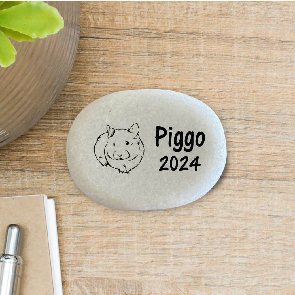 Guinea Pig Memorial Stone - Personalized Pet Memorial Keepsake