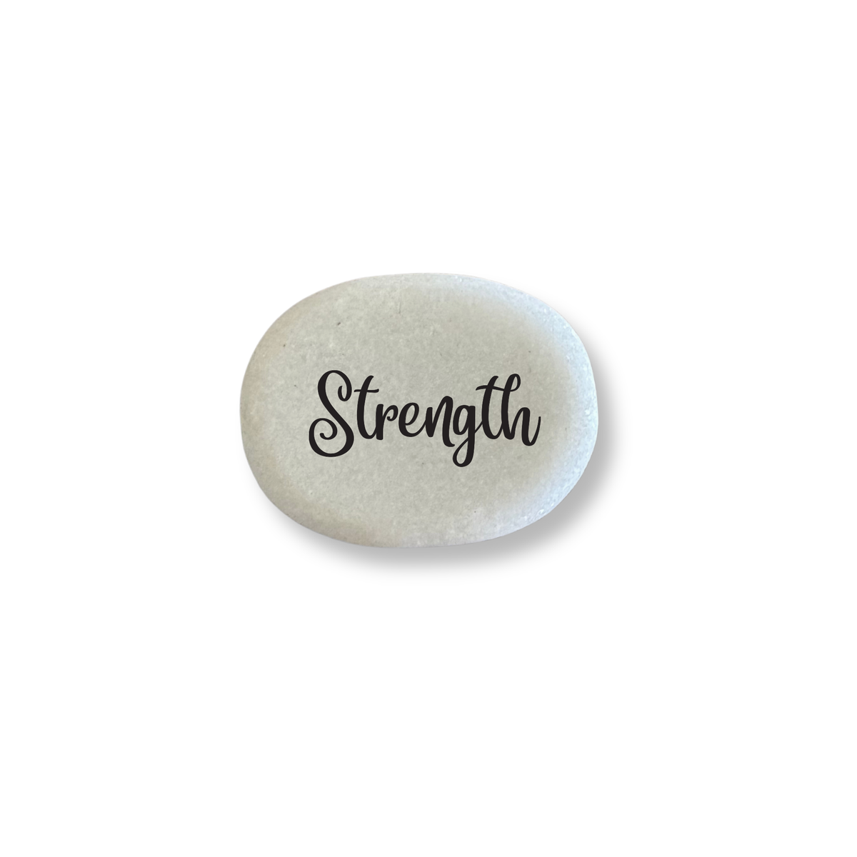 Strength Stone - Small Message Stone for Encouragement & Healing