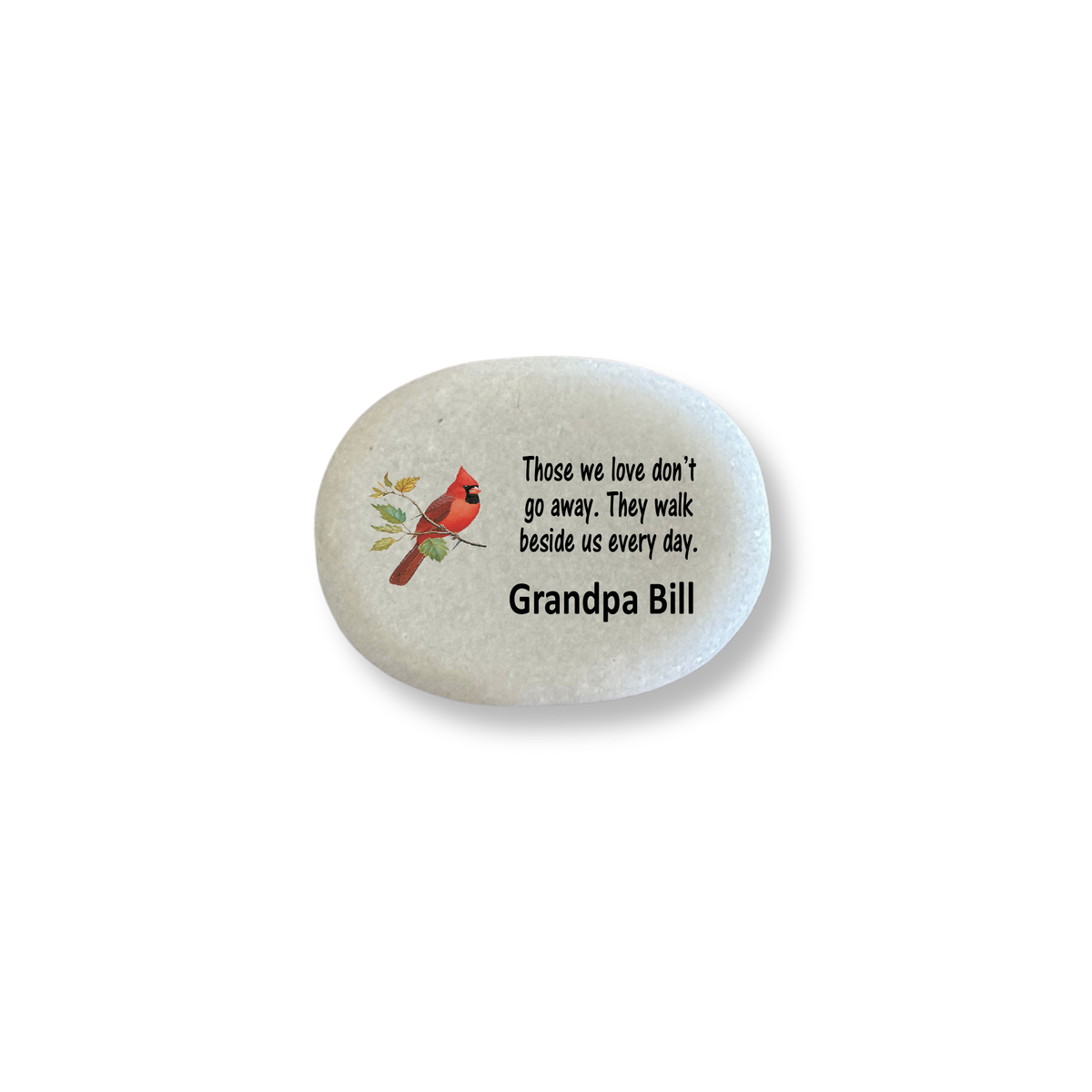 Cardinal Memorial Stone – Personalized Sympathy Gift Keepsake