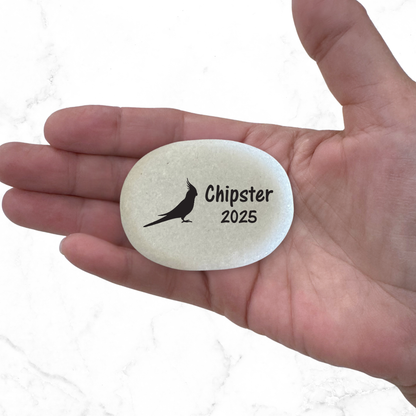 Cockatiel Memorial Stone – Personalized Pet Keepsake | Custom Memorial Gift