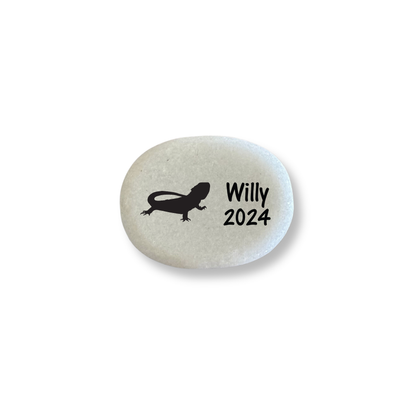 Bearded Dragon Memorial Stone - Personalized Pet Memorial Keepsake Gift