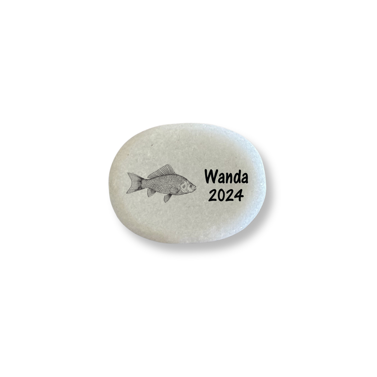 Fish Memorial Stone - Personalized Pet Sympathy Gift | Memorial Keepsake
