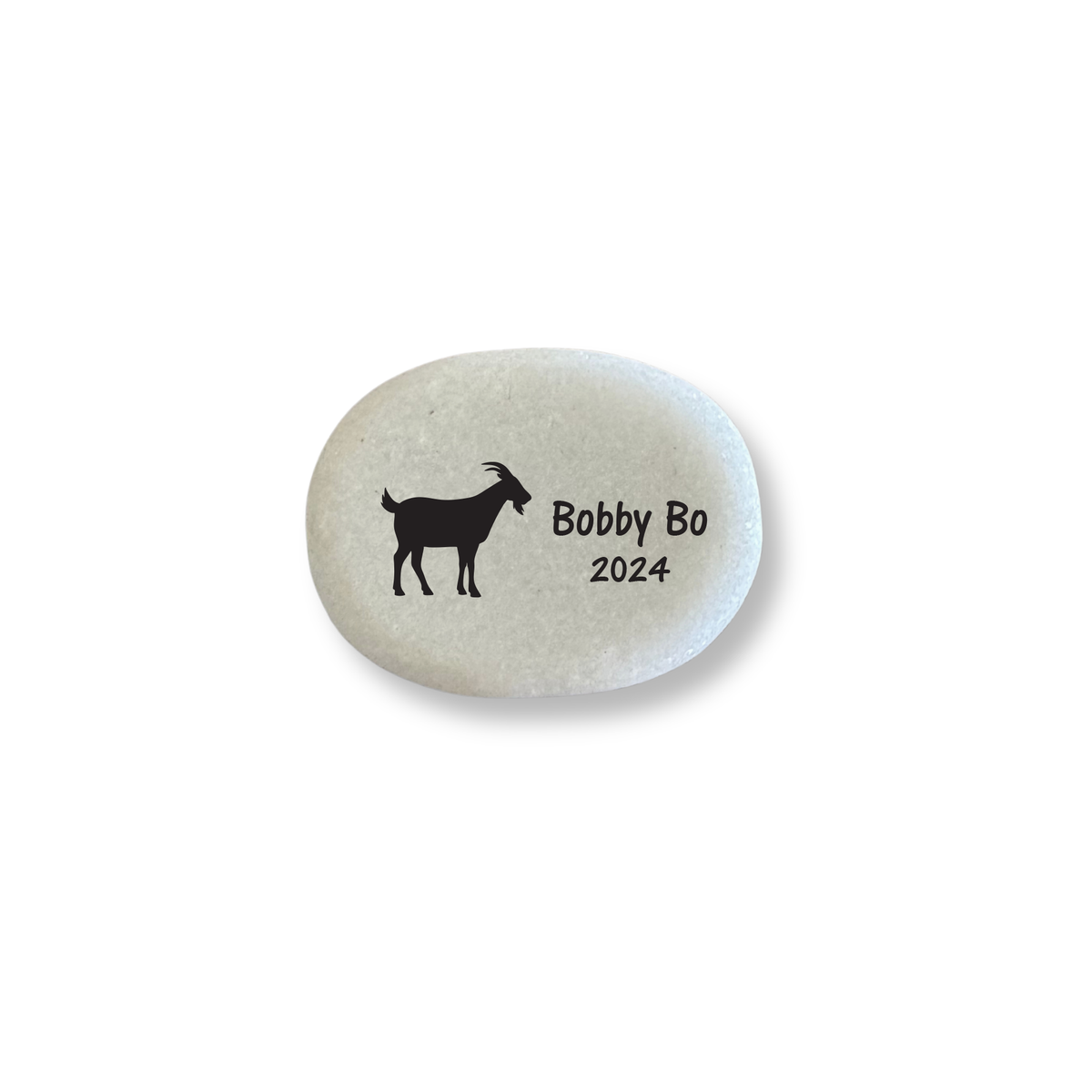 Goat Memorial Stone - Personalized Pet Keepsake | Custom Memorial Gift