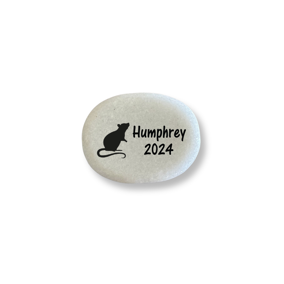 Rat Memorial Stone - Personalized Pet Loss Keepsake | Custom Memorial Gift
