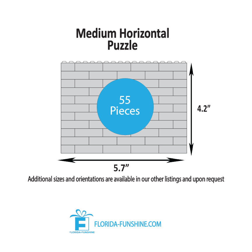 Custom Brick Puzzle - Personalized Photo Keepsake Gift With Interlocking Blocks