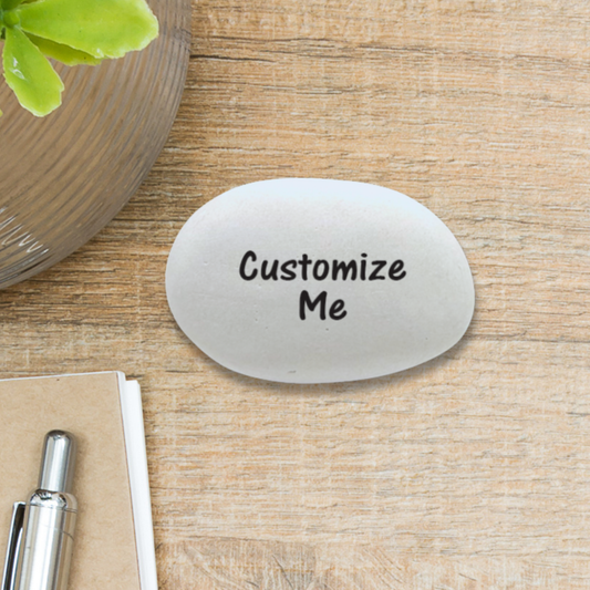 Personalized stone gift with custom design - 