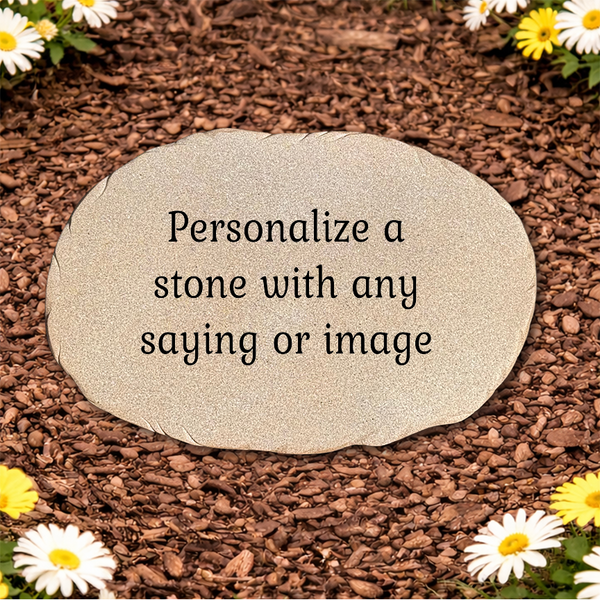 Personalized Memorial Stone - Custom Garden Stone