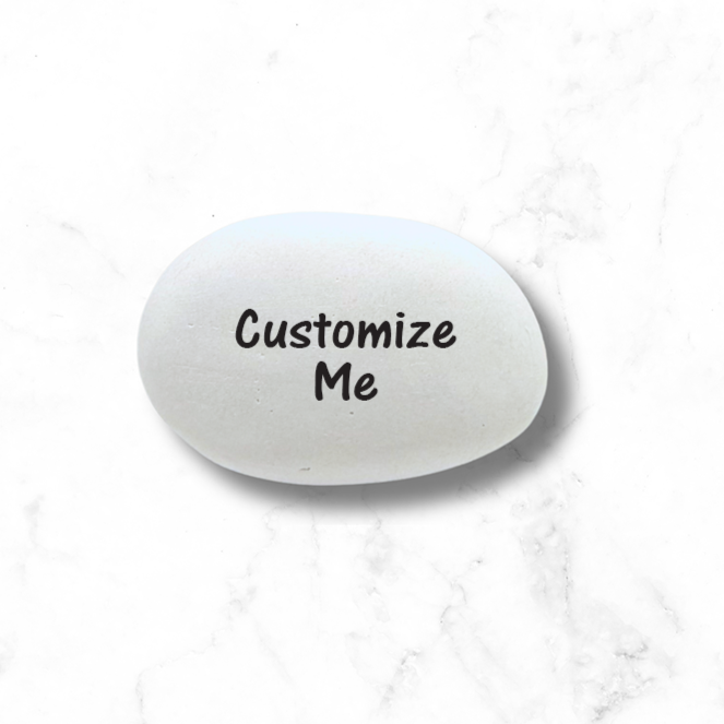 Personalized Memorial Stone - Custom Printed Stones | Handcrafted Rock Gift