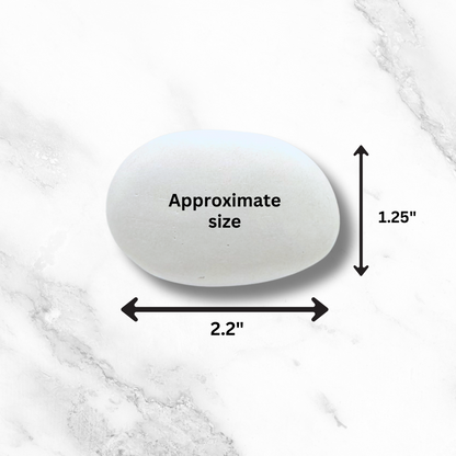 Shalom Stone – Handcrafted Stones | Hebrew Inspirational Gift | Unique Spiritual Keepsake