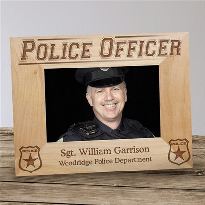 Police Officer Picture Frame – Engraved Law Enforcement Frame