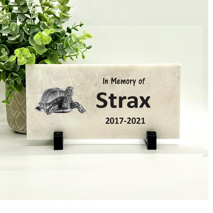 Turtle Memorial Stone | Personalized Pet Memorial Stone | Custom Sympathy Gift