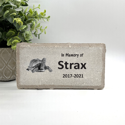 Turtle Memorial Stone | Personalized Pet Memorial Stone | Custom Sympathy Gift