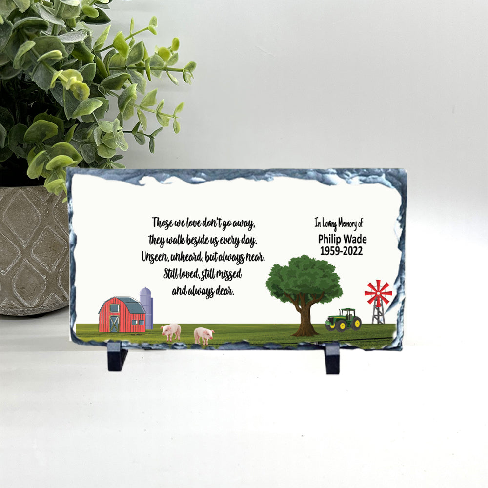 Memorial Stone | Custom Farm Memorial - Sympathy & Bereavement Gift