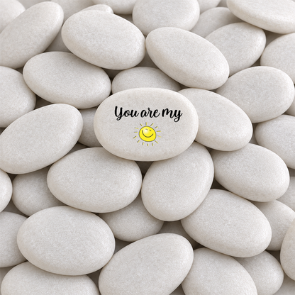 Gift Stone - Custom Printed Sunshine Quote Stone