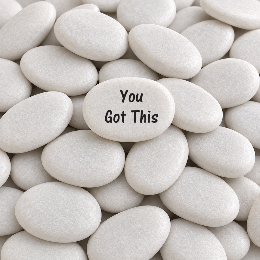 Inspirational Gift Stone – You Got This - Custom Motivational Gift Rock for Encouragement