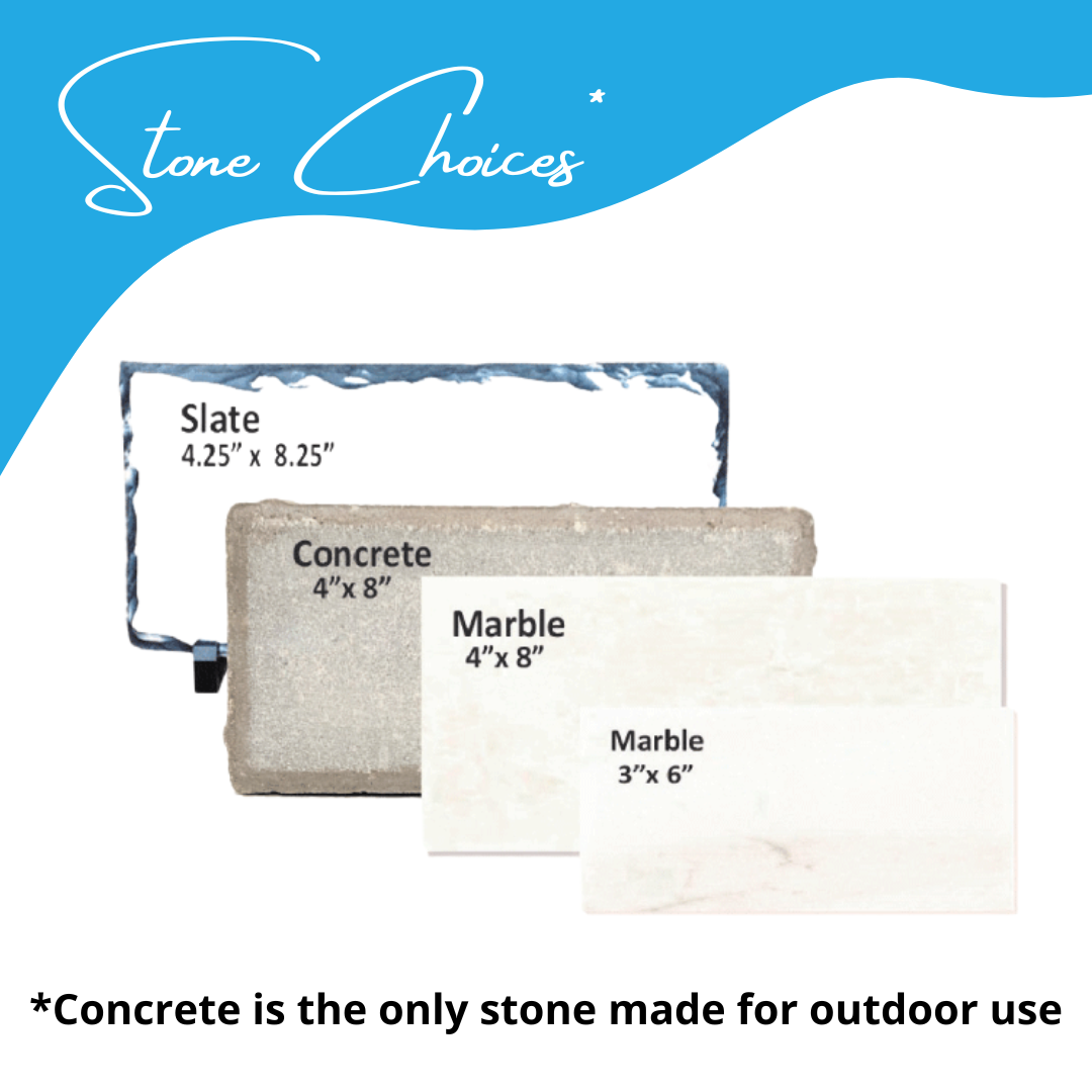 Personalized Grandma Gift - Custom Garden Stone With Names On Stone - Unique Long Lasting Present