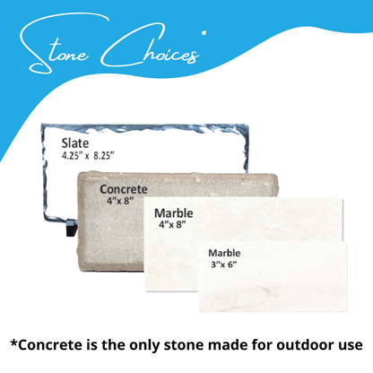 Personalized Grandma Gift - Custom Garden Stone With Names On Stone - Unique Long Lasting Present