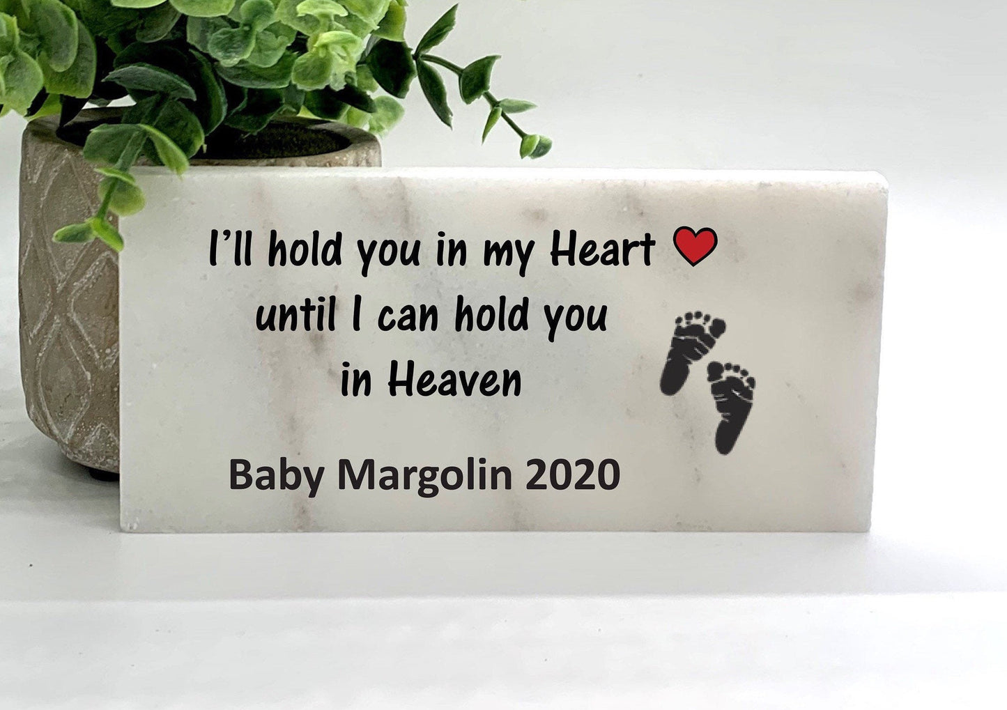 Baby Memorial Gift – Personalized Infant Memorial Stone | Heartfelt Keepsake