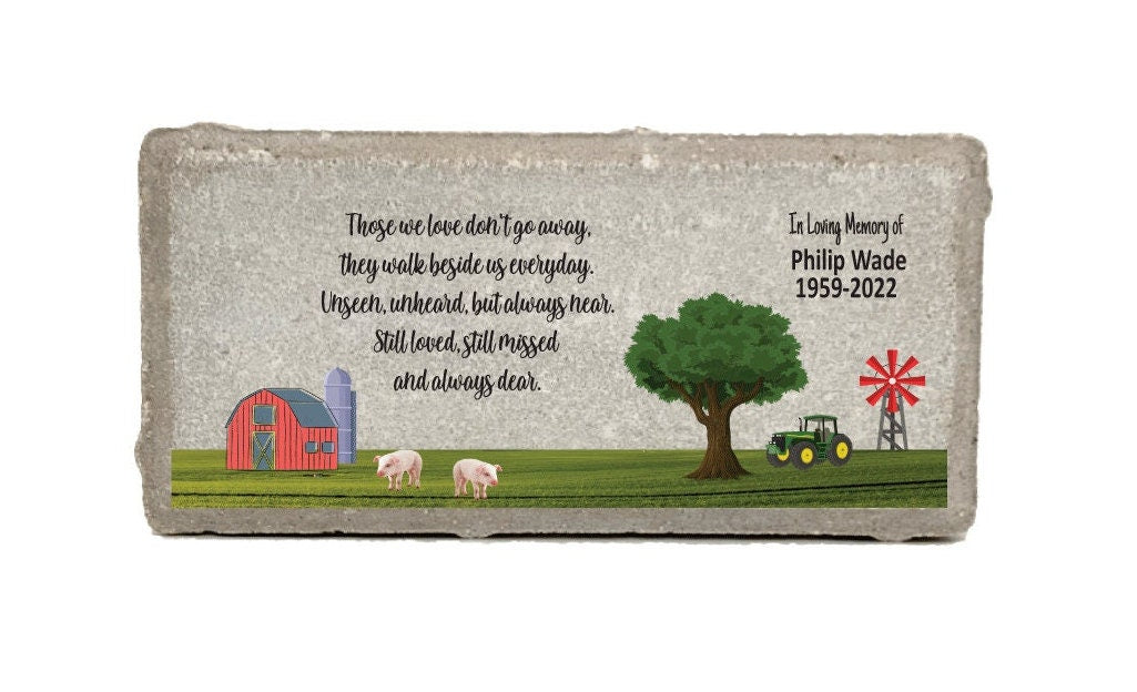 Memorial Stone | Custom Farm Memorial - Sympathy & Bereavement Gift