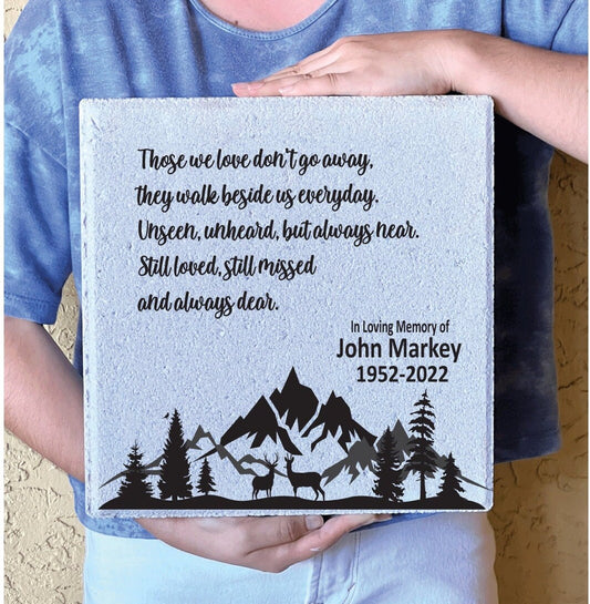Hunter Memorial Stone - Custom Sympathy Gift | Personalized Bereavement Tribute