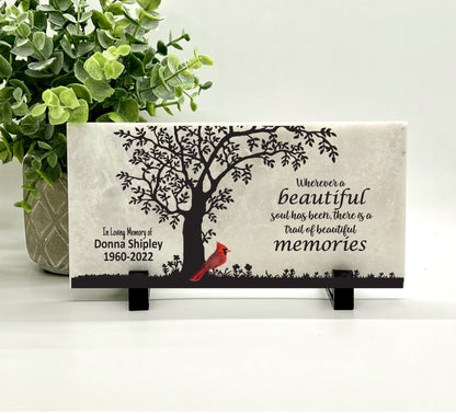 Personalized Memorial Stone – Custom Remembrance Plaque | Outdoor Garden Paver