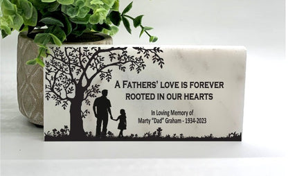 Father Memorial Stone - Personalized Outdoor Memorial Garden Tribute Gift