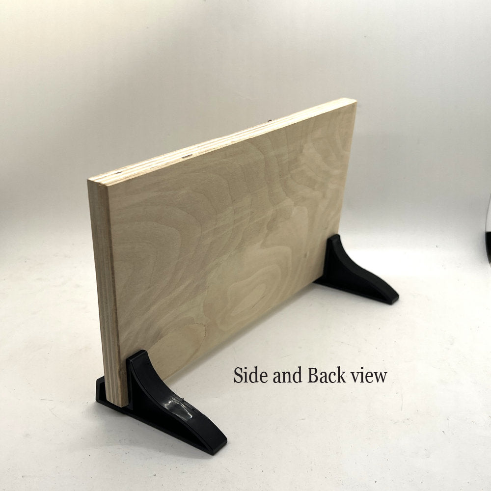 CUSTOM Wood Sign, Wooden Sign, Font and Background choice, Custom Quote on wood sign, 5.5" x 8.5" custom wood sign with stand included