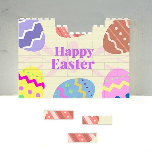 Easter Brick Puzzle, Easter Building Blocks Puzzle, Fun Holiday Gift for family, couples, kids, friends - Unique Easter Gift