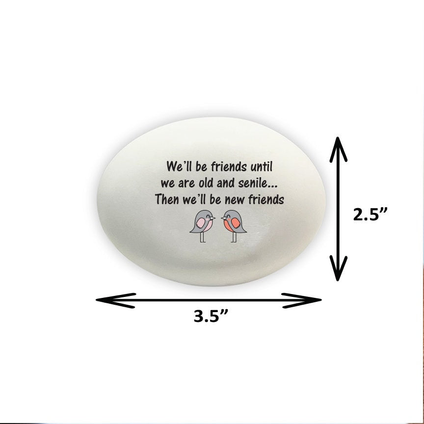 Gift for Friend, Cutom stone for indoors or outdoors, Gift for special friend, Unique gift idea, Funny Rock, Best friend gift