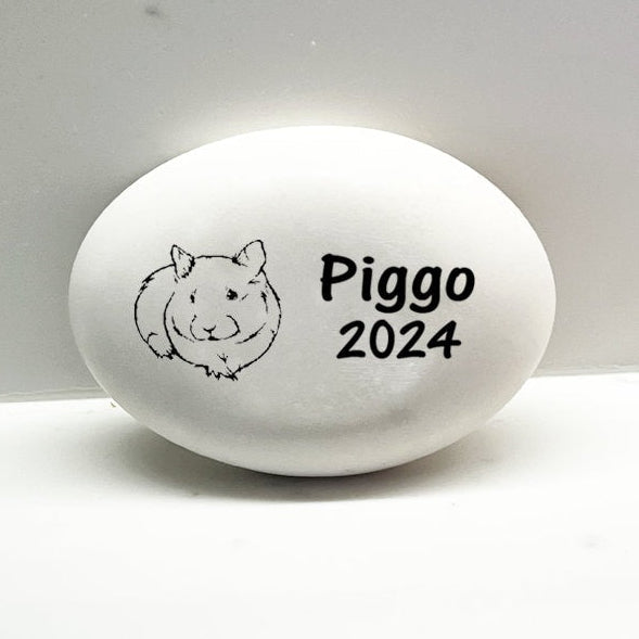 Guinea Pig Memorial Stone- Personalized Pet Keepsake- Pet Loss Gift - Custom Guinea Pig Sympathy Gift - Guinea Pig Memorial Gift