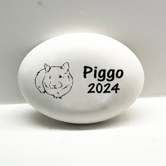 Guinea Pig Memorial Stone- Personalized Pet Keepsake- Pet Loss Gift - Custom Guinea Pig Sympathy Gift - Guinea Pig Memorial Gift